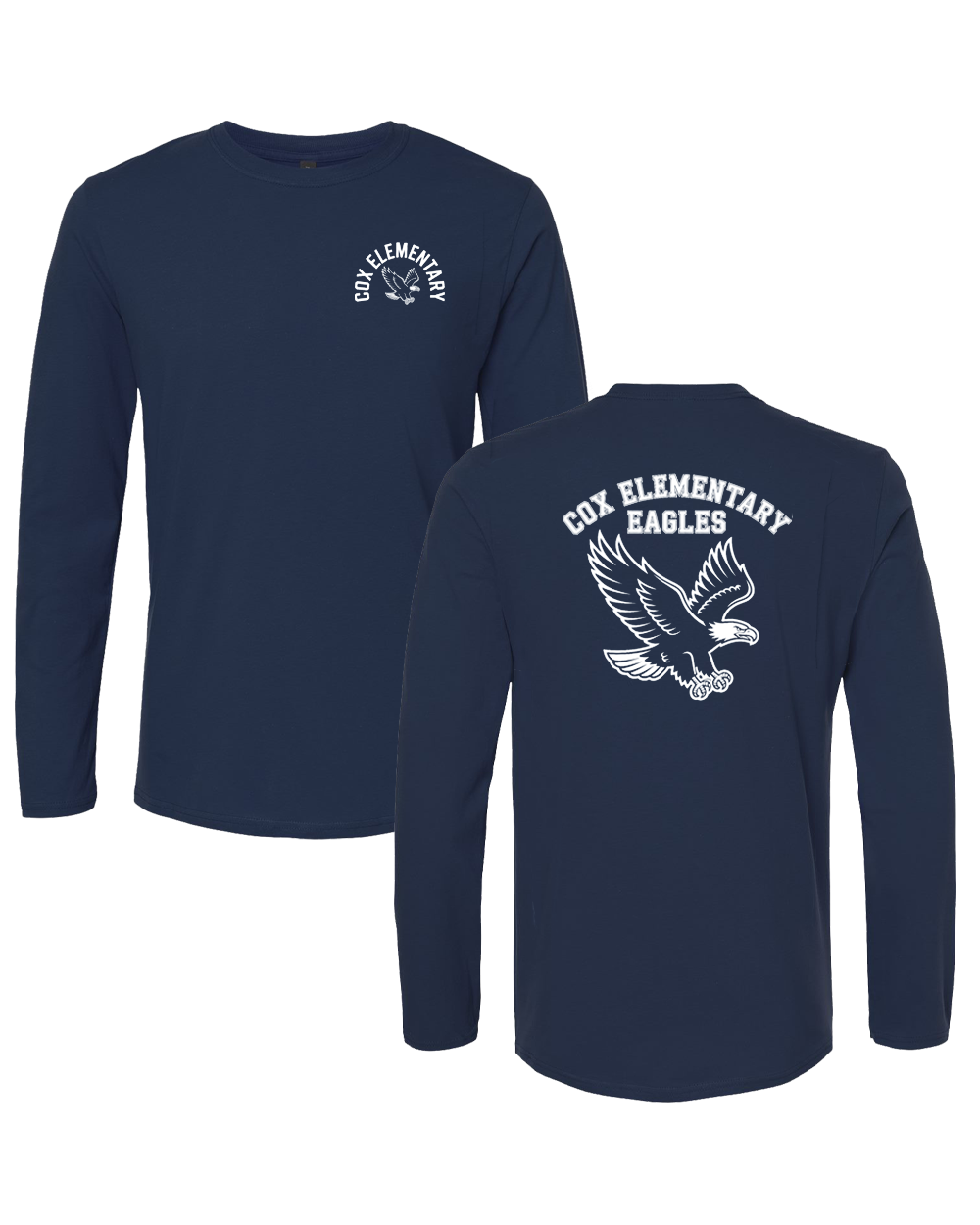 Adult Outlined Eagle Long Sleeve Pre-order
