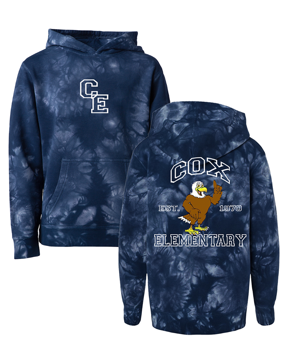 Youth Eagles Established Tie Dye Hoodie Pre-order